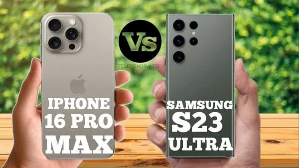 iphone 16 pro max vs samsung s23 ultra